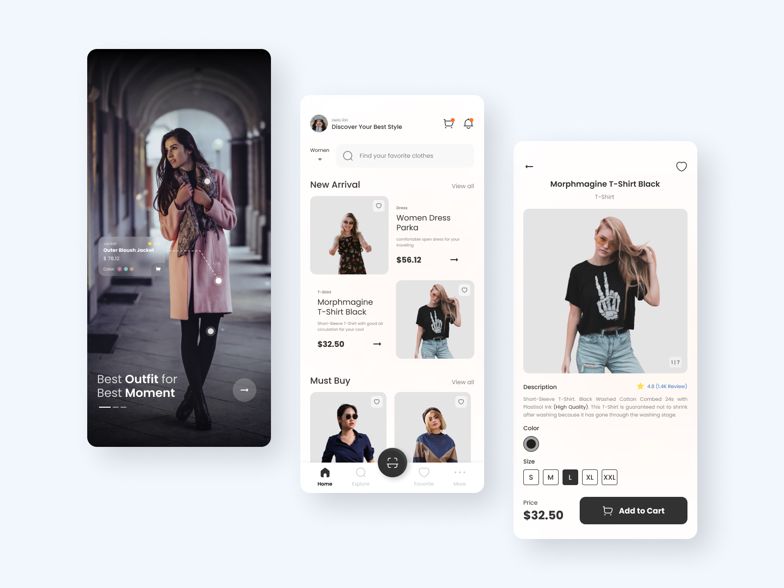 Fashion Store App Design Concept by Agung Ramadhansyah on Dribbble