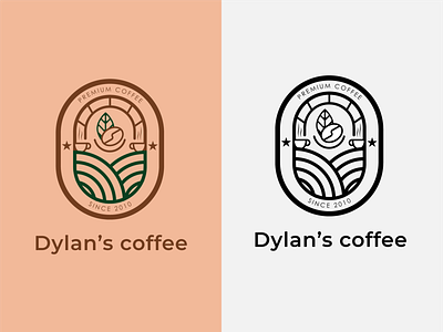 Dylan s coffee - Coffee shop Logo coffee coffee logo coffee shop dailylogo dailylogochallenge design icon logo