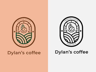 Dylan s coffee - Coffee shop Logo