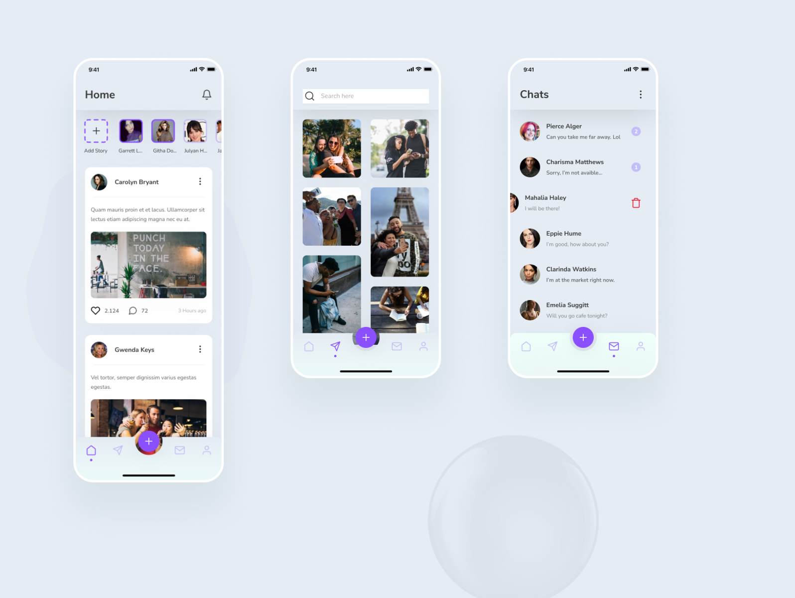 Dribbble - Hello_social_media_behance_sunum.png by Alper Birtek