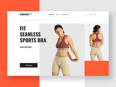 Product card page | E-commerce bright concept e commerce figma productcard shop sport sportswear store ui ux wear website