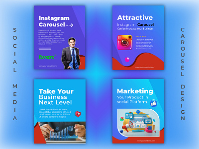 Instagram carousel design