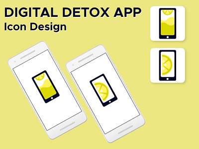 App Icon Design for a Digital Detox App adobexd app branding dailyui design icon illustration logo ui
