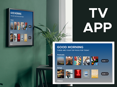 TV App app dailyui design