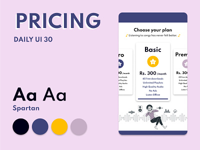 Pricing dailyui design