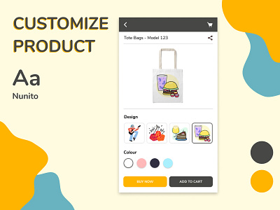 Customize Product dailyui design ecommerce figma ui