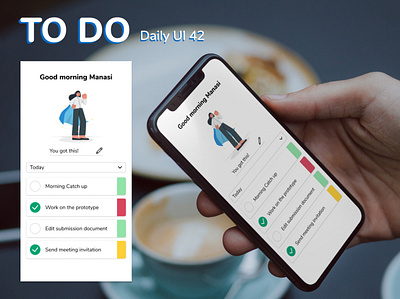 To Do List app dailyui design productivity todo