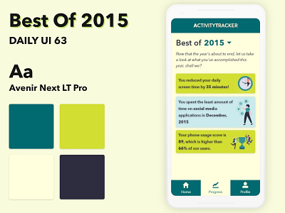 Best of 2015 adobexd best of 2015 daily ui 63 design ui