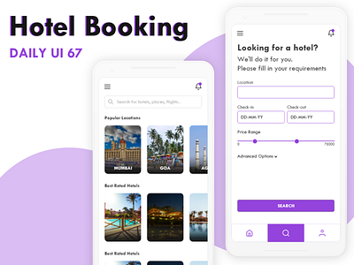 Hotel Booking adobexd daily ui 67 design hotel booking