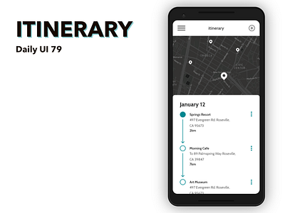 Itinerary daily ui 79 itinerary