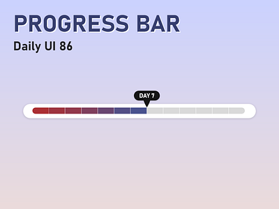 Progress Bar daily ui 86 progress bar