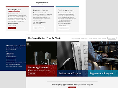 Music Grant Program Homepage americana grants homepage music