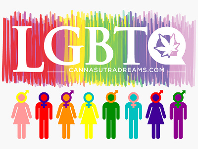 LGBTQ logo branding design illustration logo vector