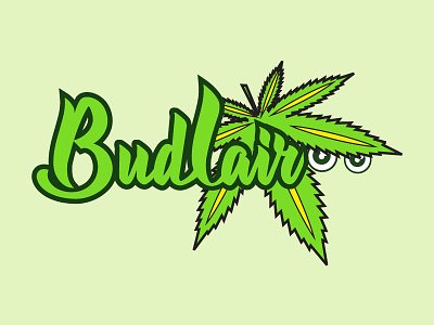 Budlair logo branding design illustration logo vector