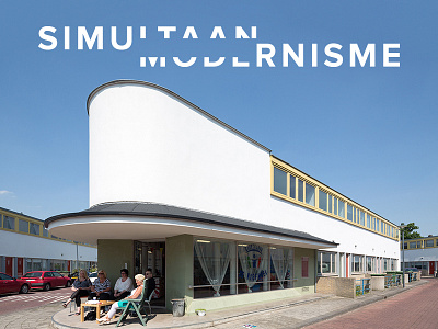 Simultaan Modernisme architecture bauhaus branding lockup logo rotterdam simultaan modernisme