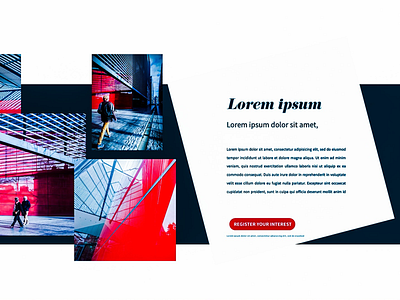 Streets ui website design webpage