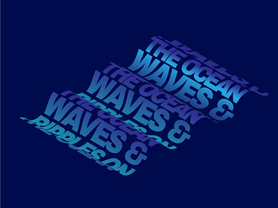 Make waves abstract design geometric graphics illustration