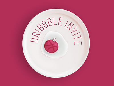 Dribbble invite dribbble invite illustration