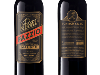 Laposta Bottles black ephemra flourish illustration packaging red type wine