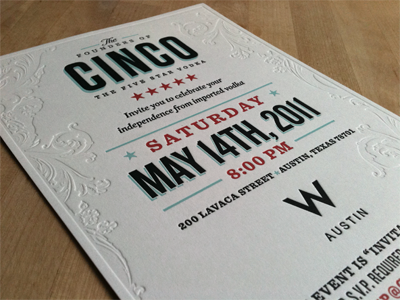 Cinco Party Invitation