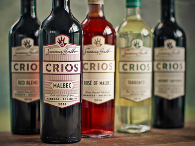 Crios Family Wines beverage jose canales labels packaging thermography wine