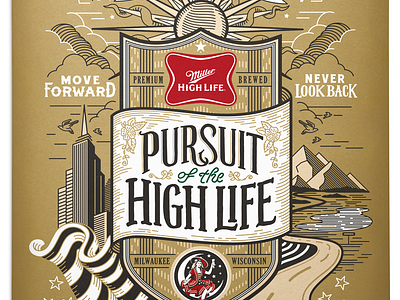 Miller High Life Artist Series by Canales & Co. on Dribbble