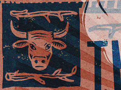 Cow Head cow illustration linocut print