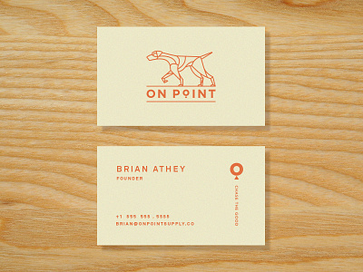 New Cards business cards cards chase the good german shorthaired pointer logo on point stationery