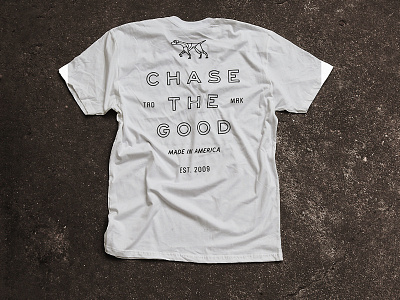 On Point - Classic white tshirt chase the good for sale mission on point store trade mark tshirt