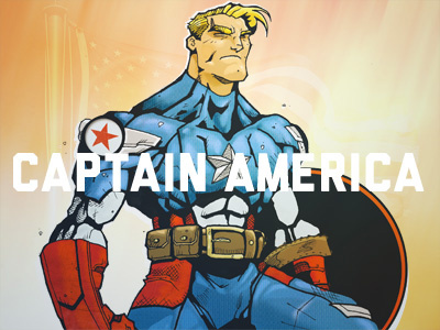 Captain America - Avengers Week avengers captain america comic hero illustration