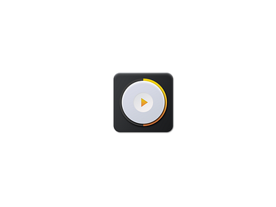 拟物化播放器 app icon ui ux web