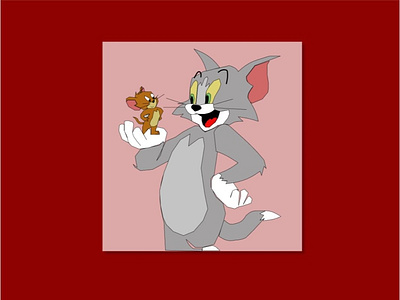 Tom and Jerry cartoon cartoon character dark ui design figma figmadesign tom and jerry ui ux