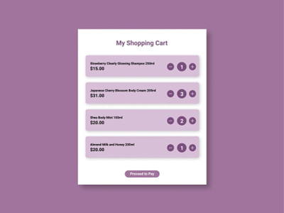 Shopping Cart body shop dailyui design figma figmadesign shopping cart ui ux