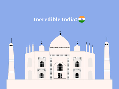 Taj Mahal - India design figma figmadesign illustration india tajmahal