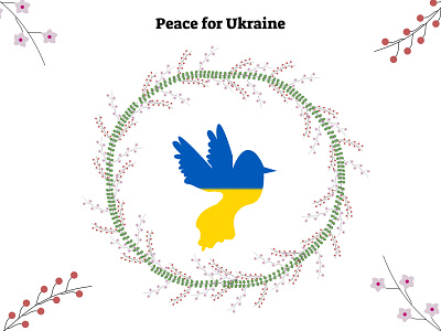 Peace for Ukraine design figma figmadesign illustration