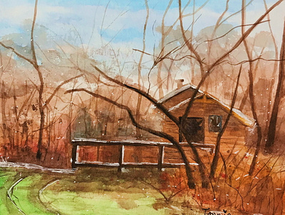 Cabinet watercolor