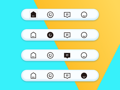 新潮APP tab bar 设计