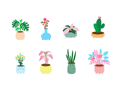 植物图标 design icon illustration ui