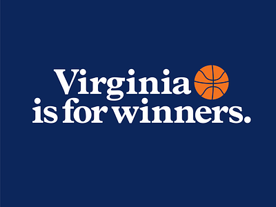 New Slogan basketball cavaliers champs finalfour hoops hoos natty throwback virginia wahoowa