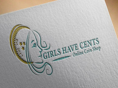 women coin shop logo branding design flatdesign illustration logo logos minimalist minimalist logo vector art vector design