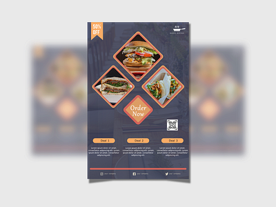 Ellen's Kitchen brandmark design pictorial mark poster design promotional design resturant vector