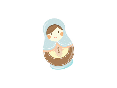 matryoshka design icon illustration vector