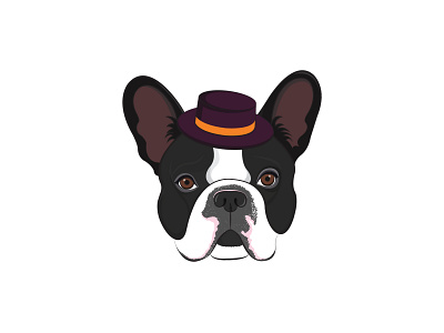 french bulldog design icon illustration vector