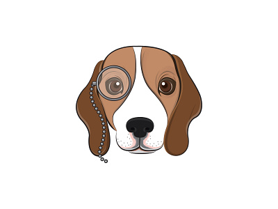 beagle design icon illustration vector