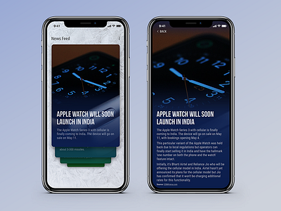 News App Concept UI app concept ios11 iphone iphonex redesign uiux visual design web design
