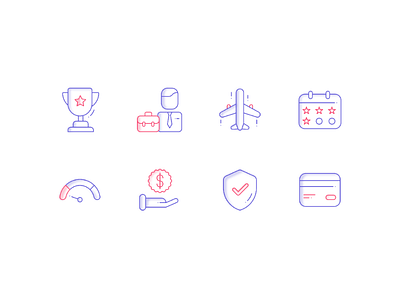 Icons for Credit Card Website