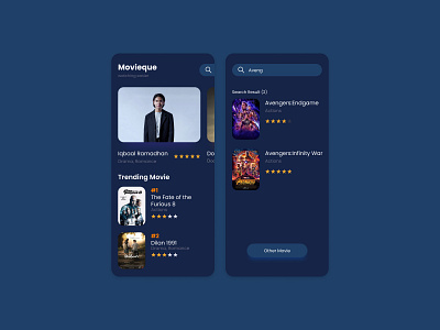 Movieque Apps app app design design mobile app ui uidesign uiuxdesign uiuxdesigner web