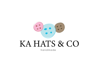 KA Hats & Co branding design illustration logo