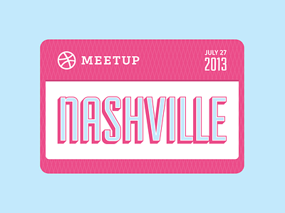 Dribbble Meetup Nashville 2013