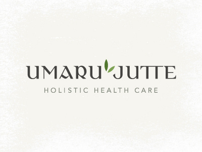 Umaru Jutte care health herbal holistic leaf logo medicine natural nature organic